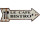 directional sign Le Cafe Bistro cream/black 40 x 14 x 0.5cm