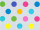 Geschenkpapier Konfetti silber/bunt, 70cm x 50m