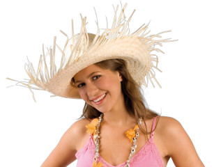Hut Caribbean natur Ø 50cm ausgefranst