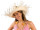 Hut Caribbean natur Ø 50cm ausgefranst