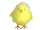 chick big with feathers yellow 18cm