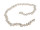 chaîne des coquillages "Clamrose" blanc 100cm