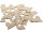 Holzherzen klein 24 Stück natur/braun, 3/4/5cm