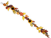 Girlande Kürbis/Sonnenblumen L 180cm