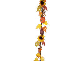 Girlande Kürbis/Sonnenblumen L 180cm