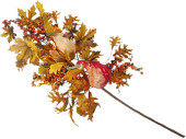 Herbstzweig Deluxe bunt, L 80 cm mit Beeren und...