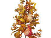 Herbstzweig Deluxe bunt, L 80 cm mit Beeren und...