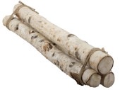 Birkenstämme gebündelt dick L 66 cm, 3...