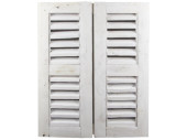 Holzfenster "Antik-Art" mit Kreidetafel weiss,...