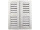 Holzfenster "Antik-Art" mit Kreidetafel weiss, H 70 x B 112 x T 3 cm