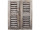 Holzfenster "Antik-Art" mit Kreidetafel braun, H 70 x B 112 x T 3 cm