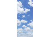bannière textile "ciel nuageux" 75 x 180cm
