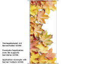 textile banner "autumn leaves deluxe" 75 x 180cm