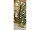 Textilbanner W-baum/Cheminée 75x180cm, braun/grün Schlauchnaht oben+unten