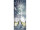 Textilbanner Gläser/Firework 75x180cm, bläulich Schlauchnaht oben+unten