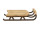 Schlitten Nostalgie Holz kl. braun, 46 x 20 x H 11,5 cm
