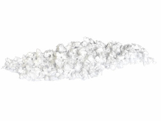 Schnee Big Flakes weiss 100g = ca.10L Schaumstoffart schwer entflammbar