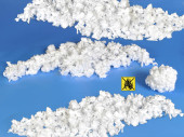 Schnee Big Flakes weiss 100g = ca.10L Schaumstoffart...