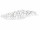 Schnee Big Flakes weiss 100g = ca.10L Schaumstoffart schwer entflammbar