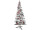 Baum mit Kugeln "Frosty" gross Holz, grau/rot, 70 x 33cm