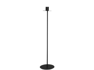 Kerzenhalter Metall 1er 50cm schwarz, Fuss Ø 12cm