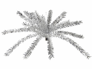 Folienfontäne Metallic silber Ø 100 x H 60cm