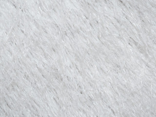 grass mat "long pile" 130cm white