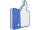 Hand mit Daumen like/dislike blau/weiss Watte/Filz, B 40 x H 38 x T 3cm 2-seitig