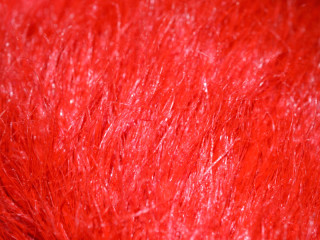 grass mat "long pile" 130cm red