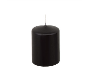 Stumpenkerze 7cm schwarz Ø 5cm