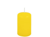 Stumpenkerze 10cm zitrone Ø 6cm