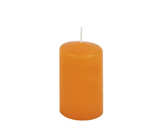 Stumpenkerze 10cm mandarin Ø 6cm