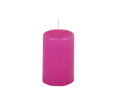 Stumpenkerze 10cm fuchsia Ø 6cm
