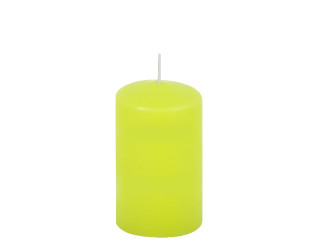 Stumpenkerze 10cm limone Ø 6cm
