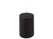 Stumpenkerze 10cm schwarz Ø 6cm