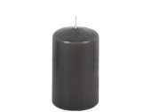 Stumpenkerze 13cm anthrazit Ø 7cm