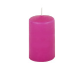Stumpenkerze 13cm fuchsia Ø 7cm