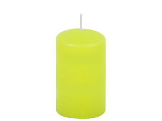 Stumpenkerze 13cm limone Ø 7cm