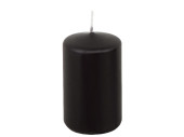 Stumpenkerze 13cm schwarz Ø 7cm