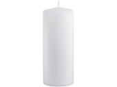 Stumpenkerze 20cm weiss Ø 8cm