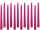 bougies flambeaux 12 pièces h 25cm fuchsia