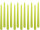 bougies flambeaux 12 pièces h 25cm limon