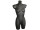 Damenbüste schwarz 90cm hoch Kunststoff