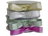 ribbon "stripes shiny" different colors
