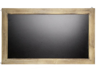 Kreidetafel mit Holzrahmen 77.5 x 48 x 1.6cm