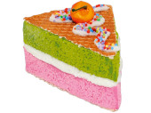 Candy Tortenstück mit Kirsche 9cm hoch