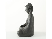 Buddha sitzend braun klein H 20 cm, B 13 cm, T 10 cm