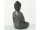 Buddha sitzend braun klein H 20 cm, B 13 cm, T 10 cm