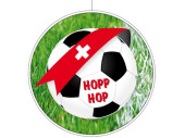 Fussballhänger Hopp Hop weiss/schwarz/grün...