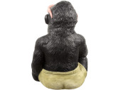Gorilla "Magnesia" sitzend schwarz/bunt, 23.5 x 34 x 23.5cm, gemischte Modelle, Preis pro Stück
